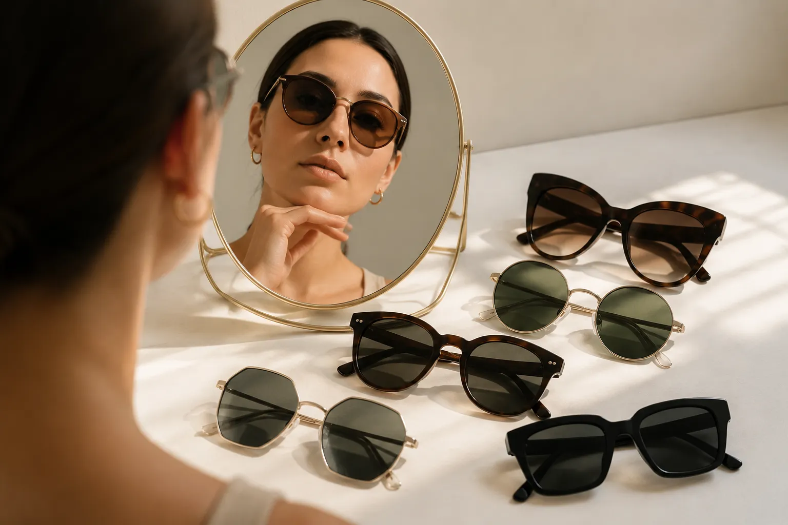 5 Sunglasses Shapes That Flatter Round Faces