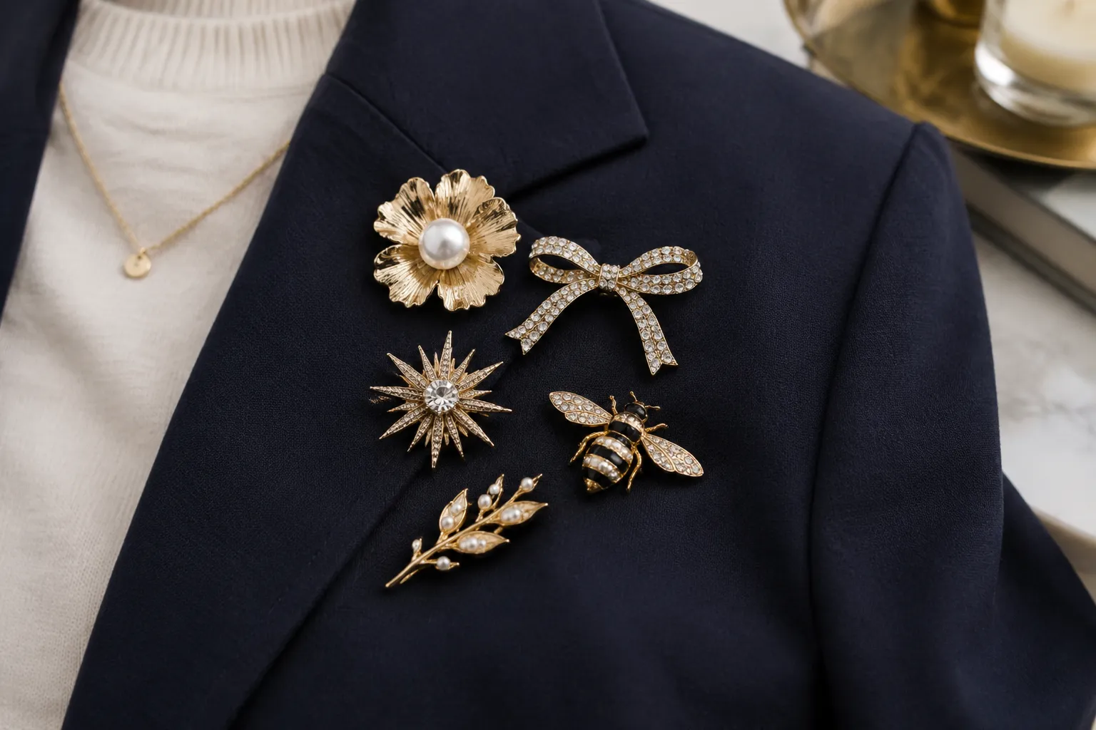 6 Brooches for Blazers That Still Feel Current