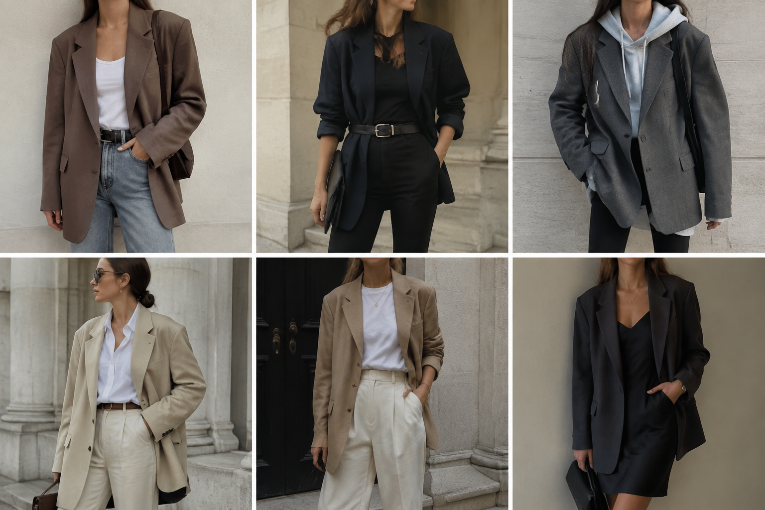 6 Ways to Style an Oversized Blazer Without Looking Swallowed