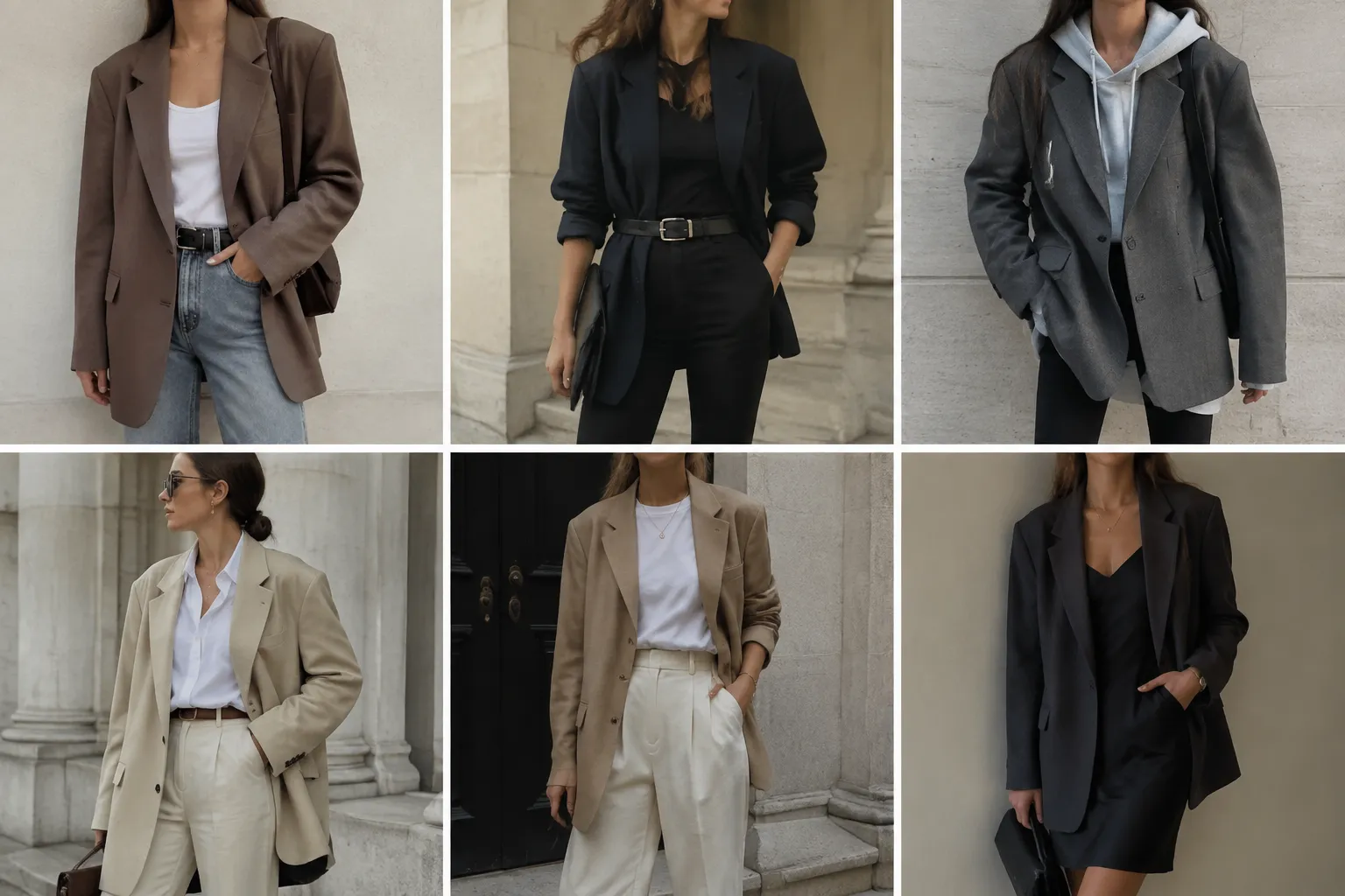 6 Ways to Style an Oversized Blazer Without Looking Swallowed