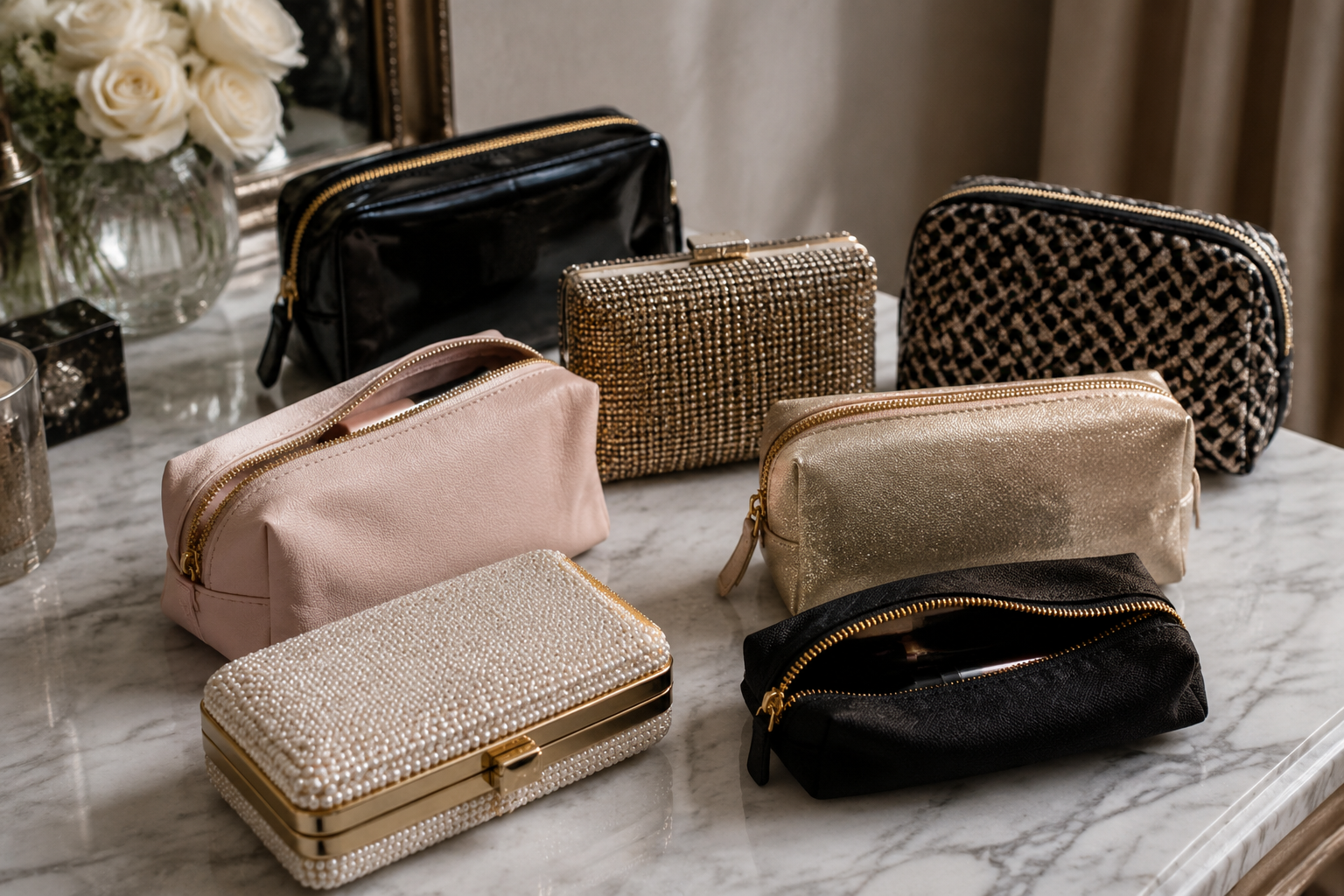 7 Beauty Bags That Actually Fit Evening Clutches