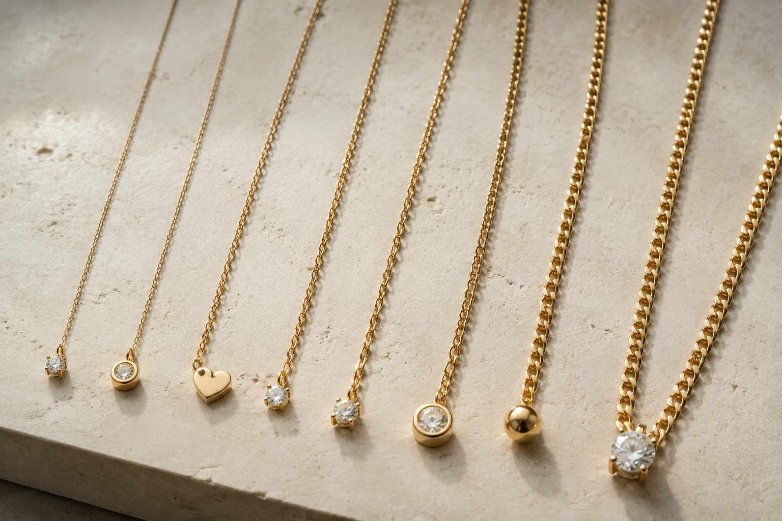 7 Chain Thicknesses That Suit Simple Pendants