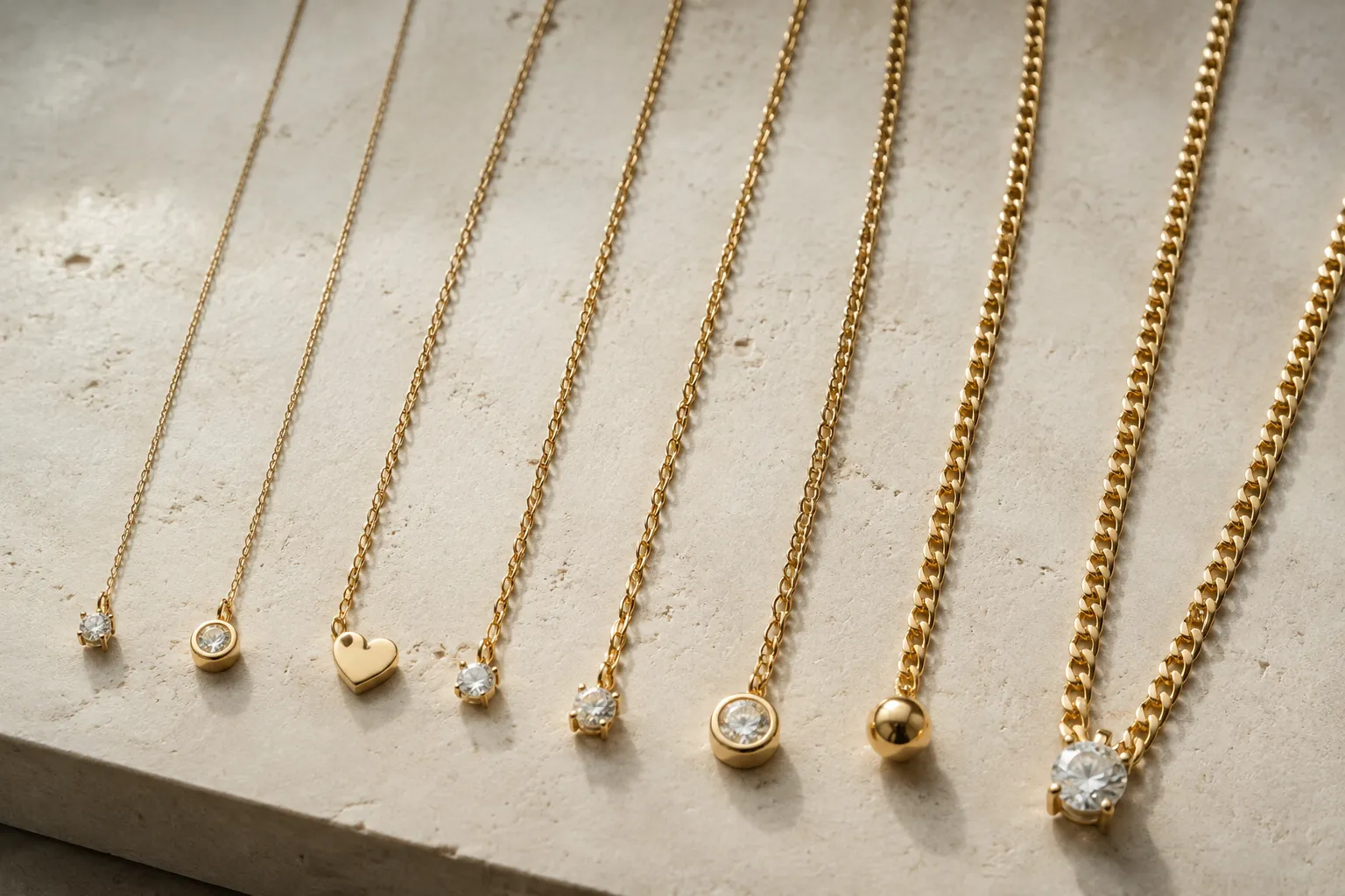 7 Chain Thicknesses That Suit Simple Pendants