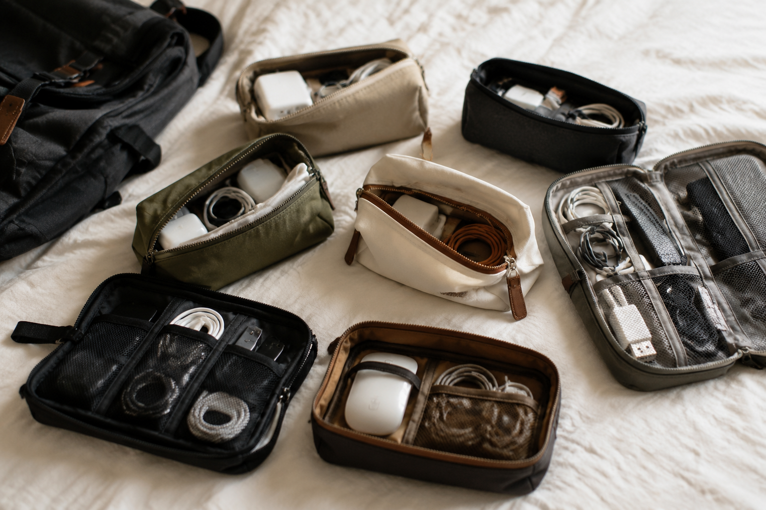 7 Travel Pouches That Keep Accessories Actually Tidy