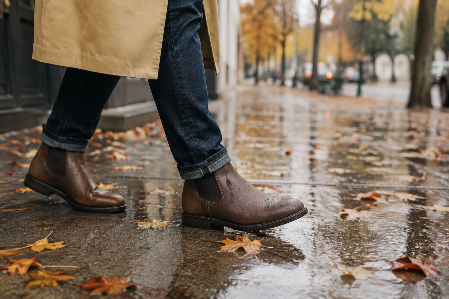 Best Shoes for Wet Autumn Sidewalks That Still Look Put Together