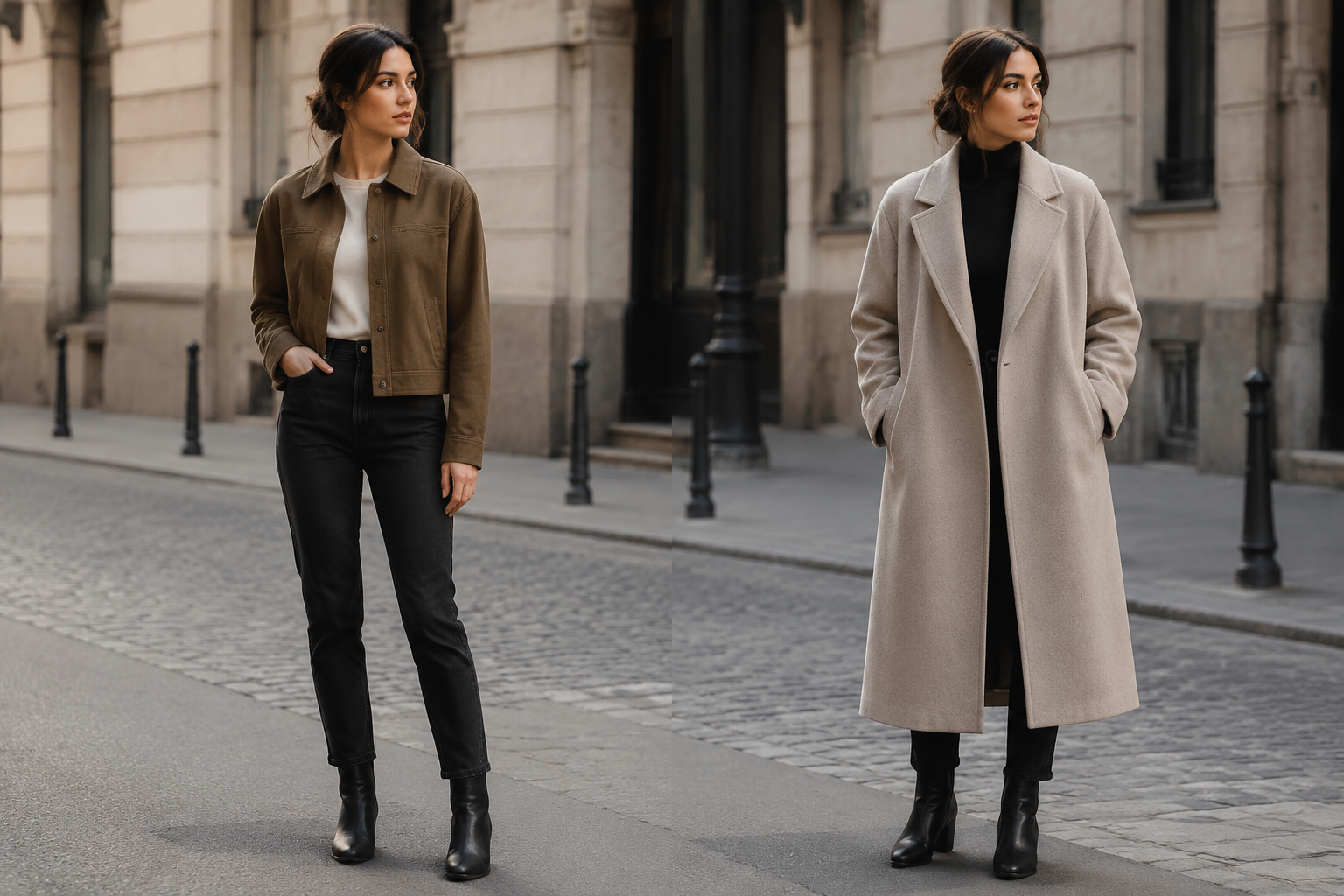 Crop Jackets vs Long Coats: What Flatters Petite Frames More