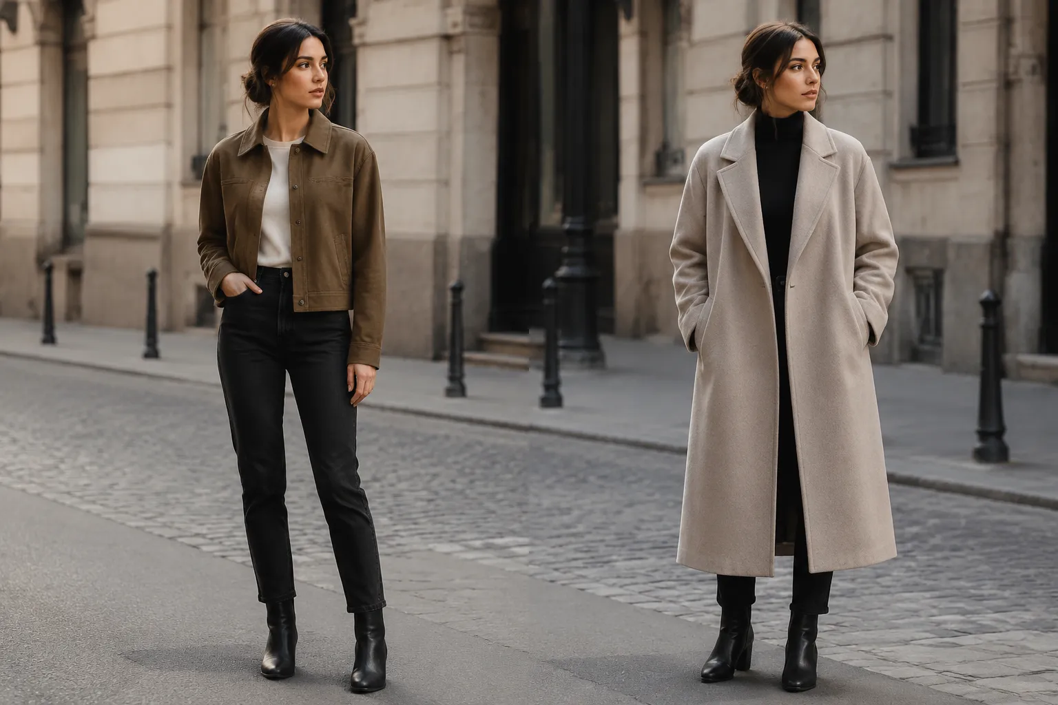 Crop Jackets vs Long Coats: What Flatters Petite Frames More