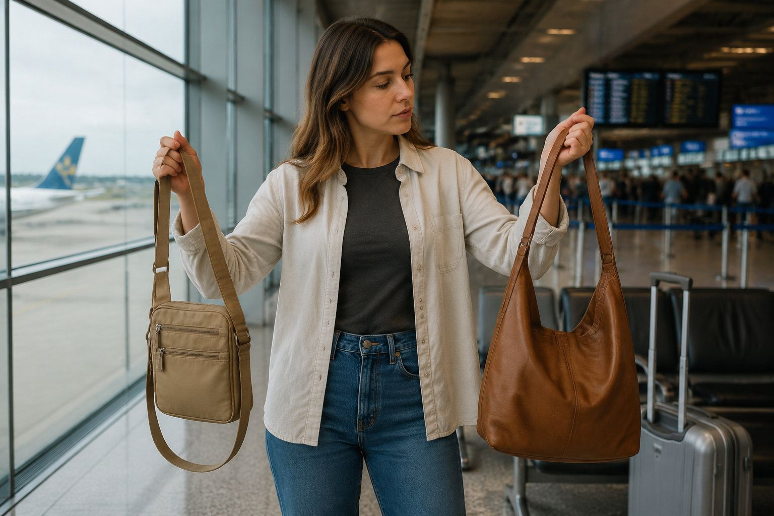 Crossbody vs Shoulder Bag for Long Travel Days