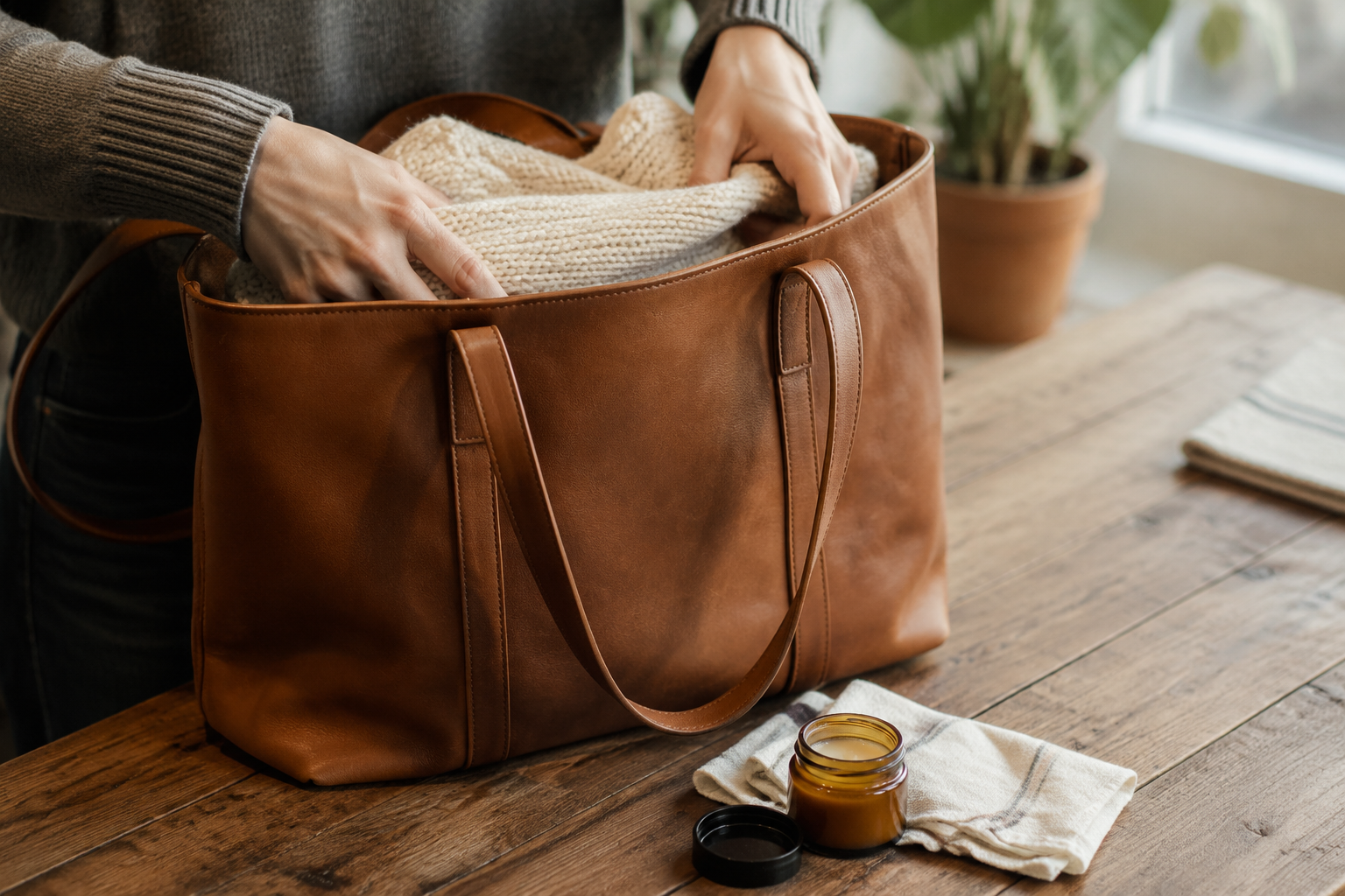 How to Break In a Stiff Leather Tote Without Ruining the Shape