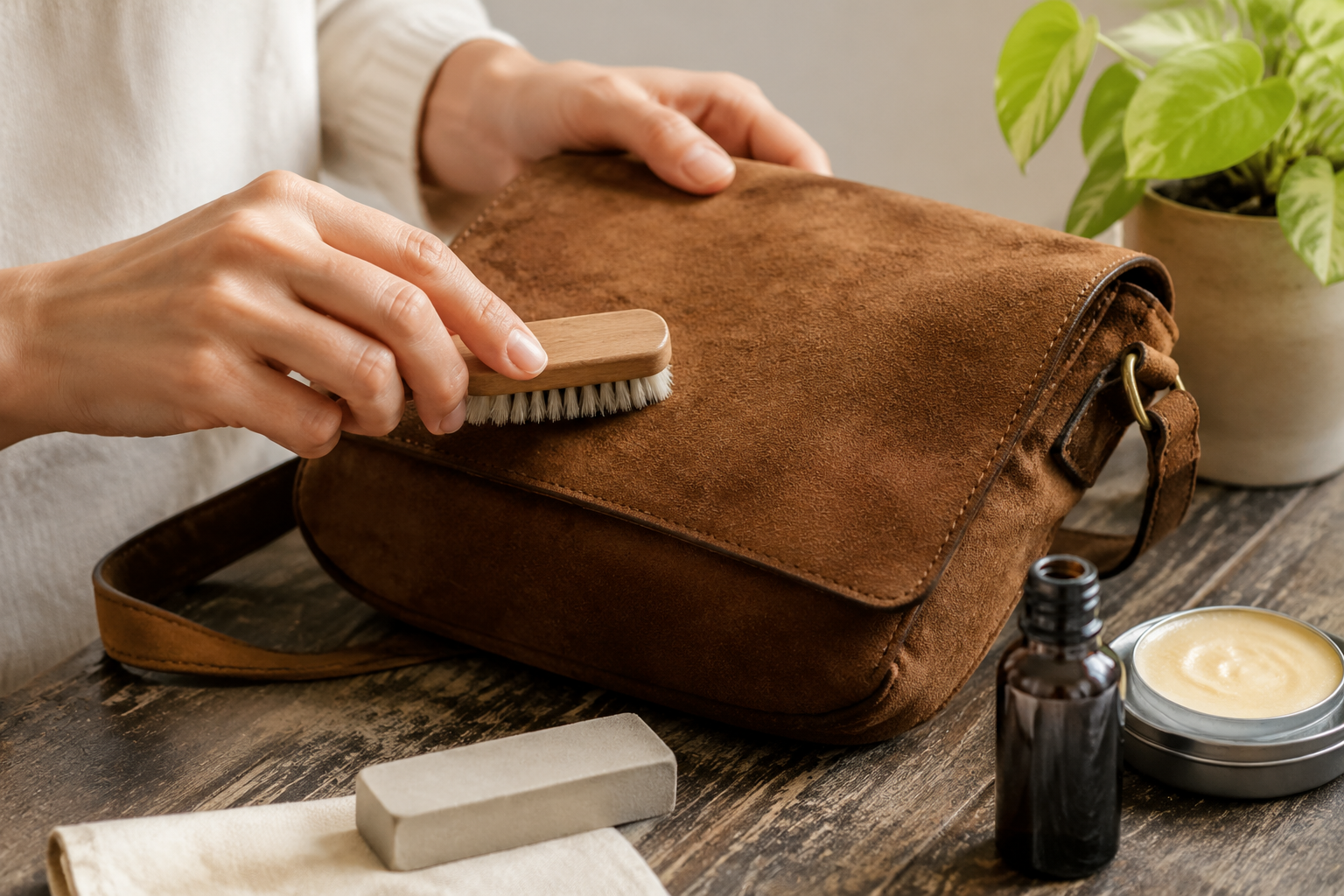How to Care for Suede Accessories at Home