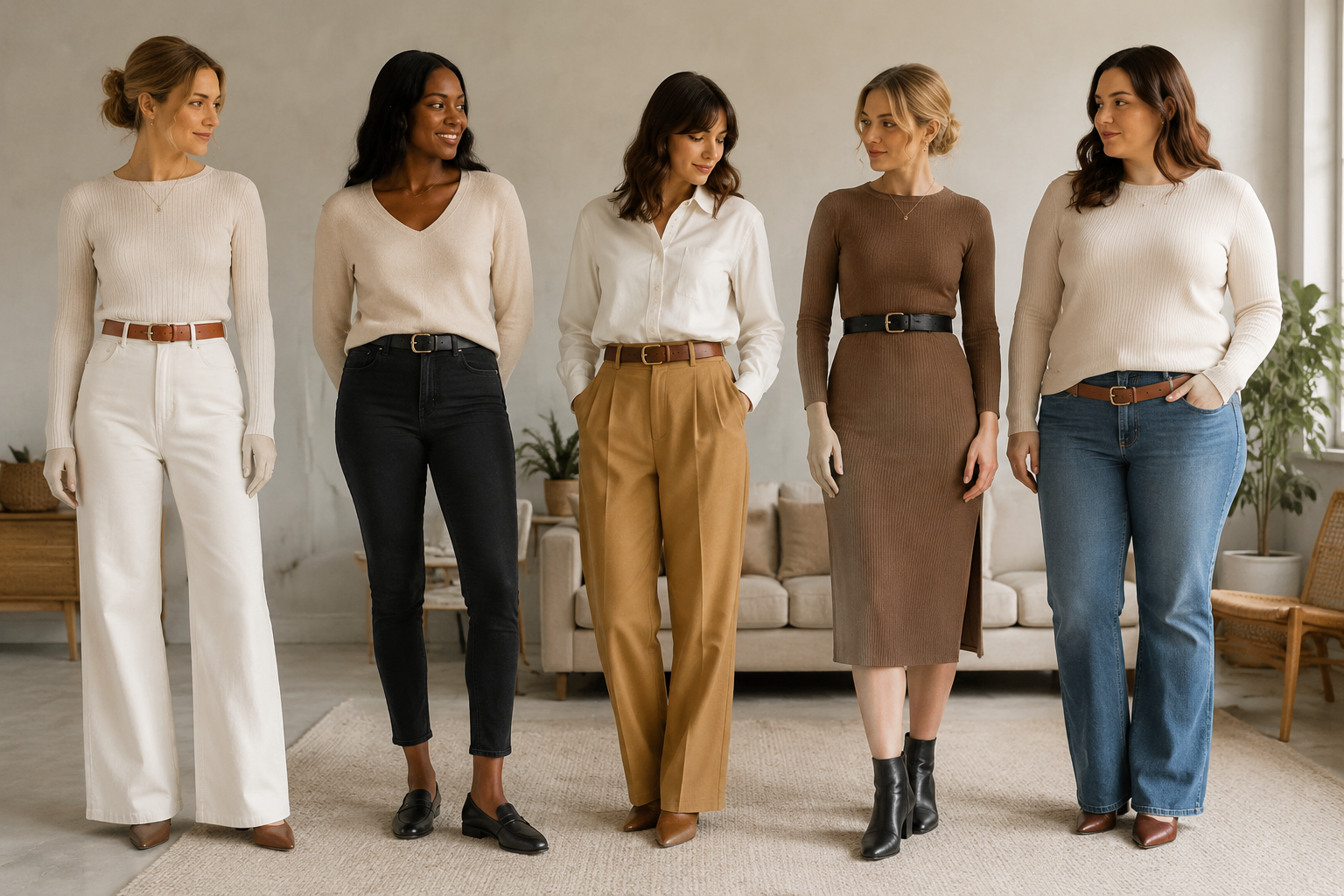How to Choose a Flattering Belt Height for Different Silhouettes