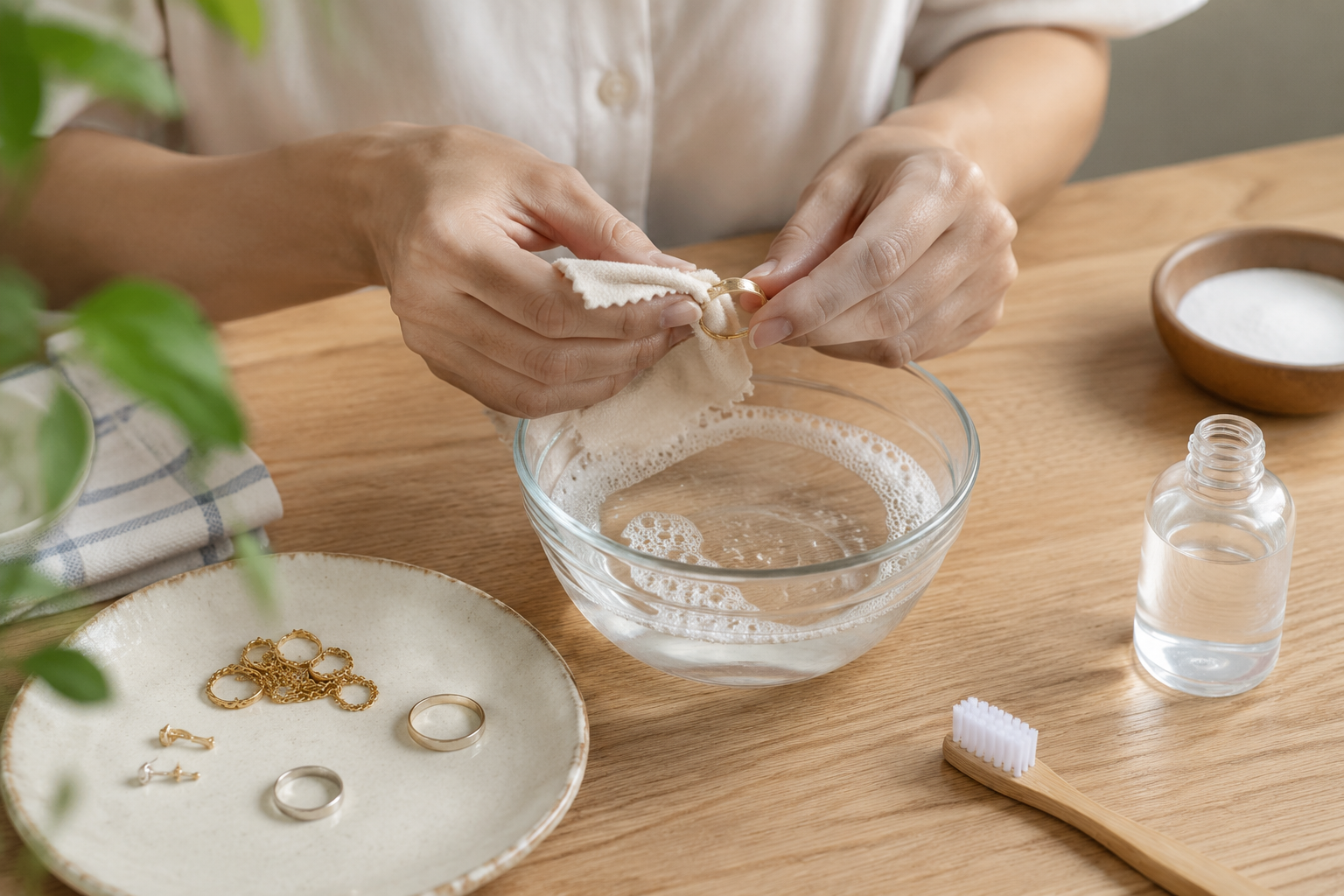 How to Clean Everyday Jewelry at Home Without Damaging It