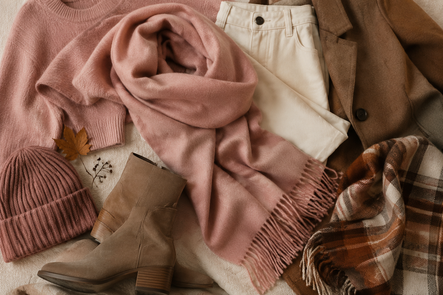 How to Coordinate Blush Tones With Autumn Outfit Palettes