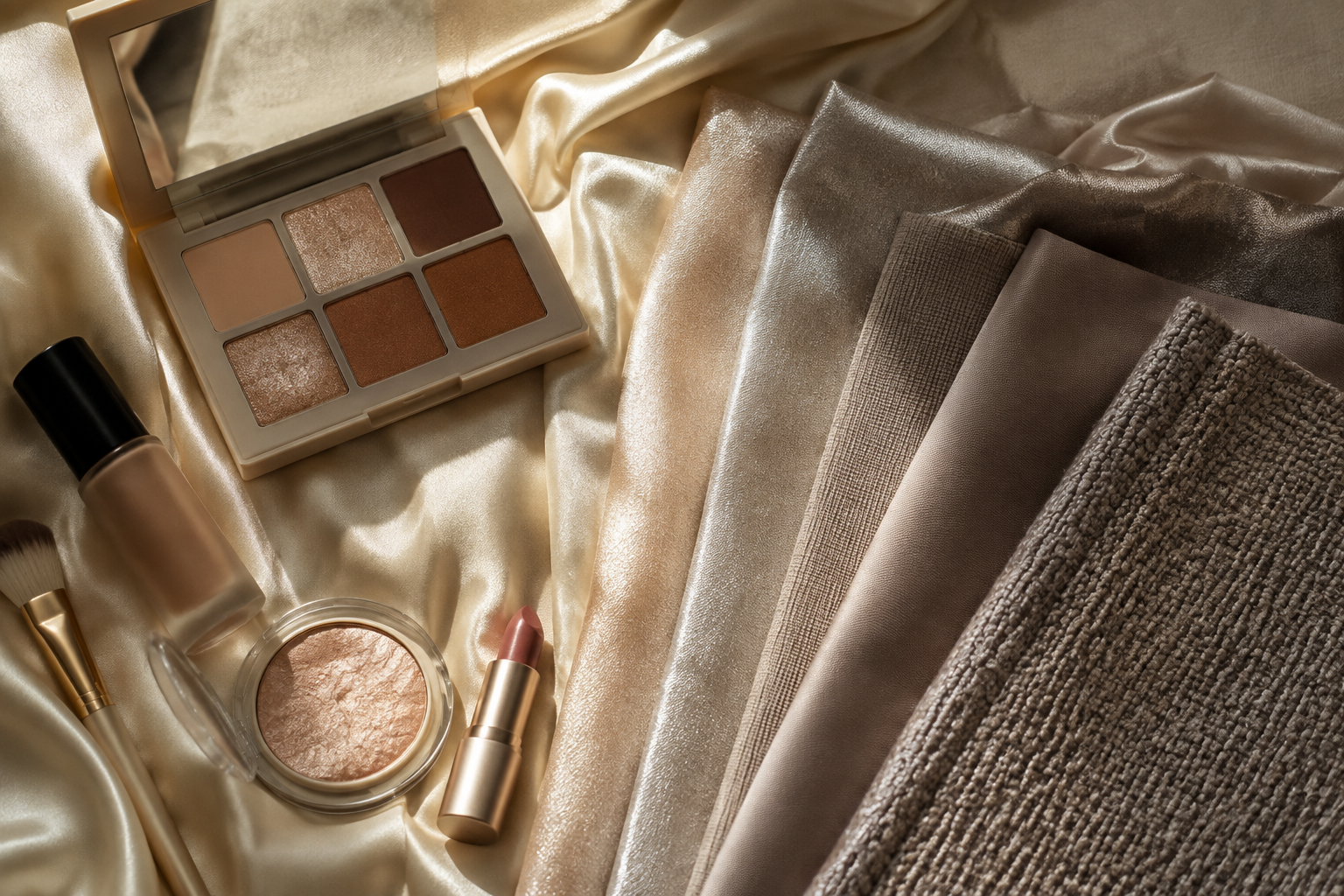 How to Match Makeup Finish to Fabric Sheen