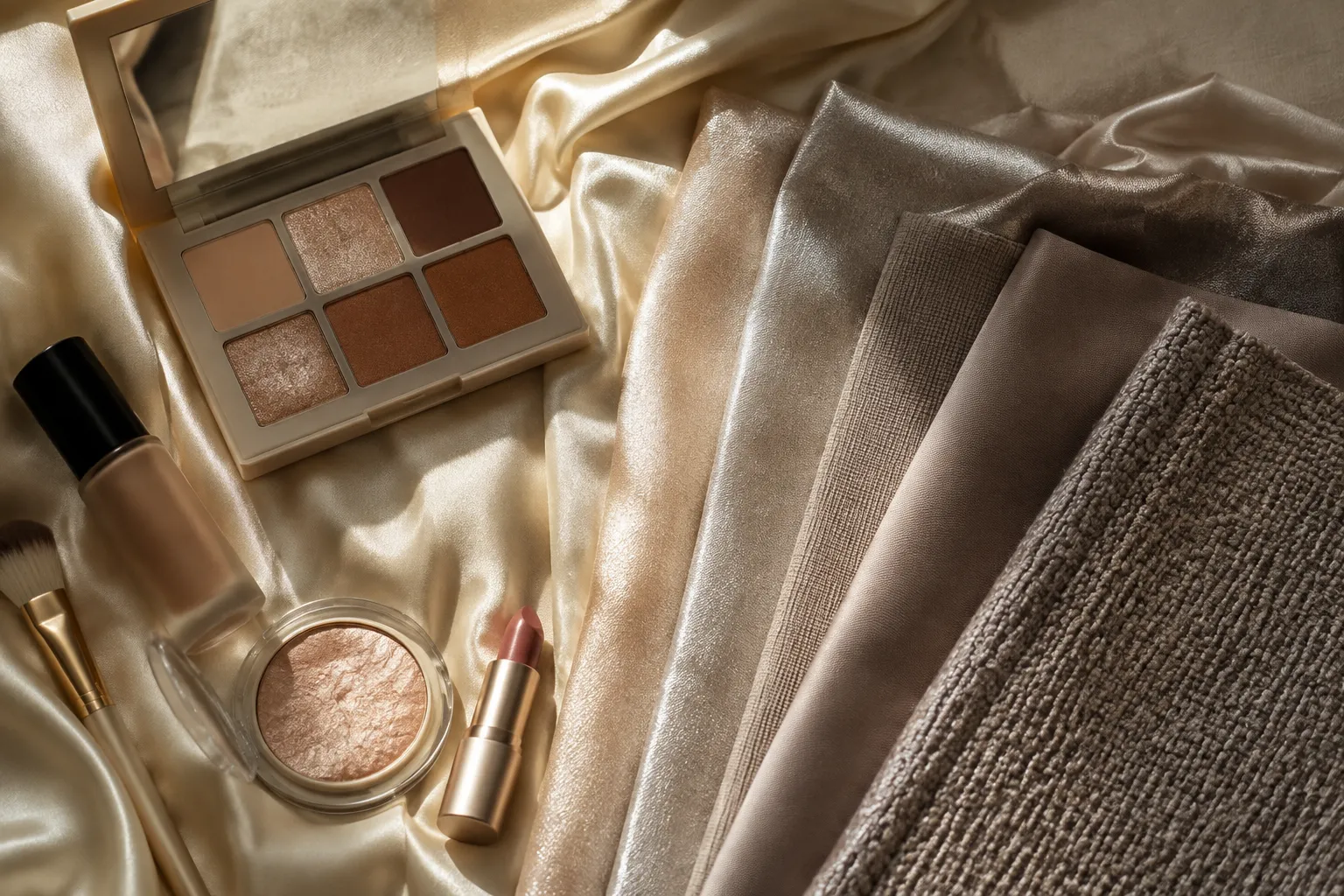 How to Match Makeup Finish to Fabric Sheen
