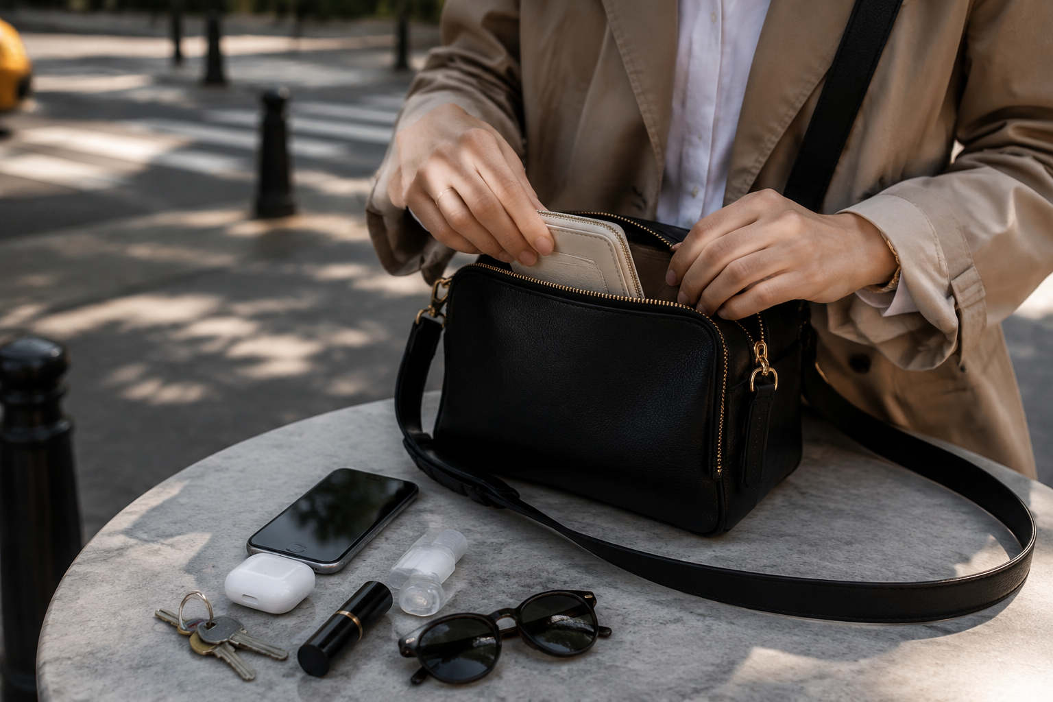 How to Organize a Small Crossbody for Busy City Days