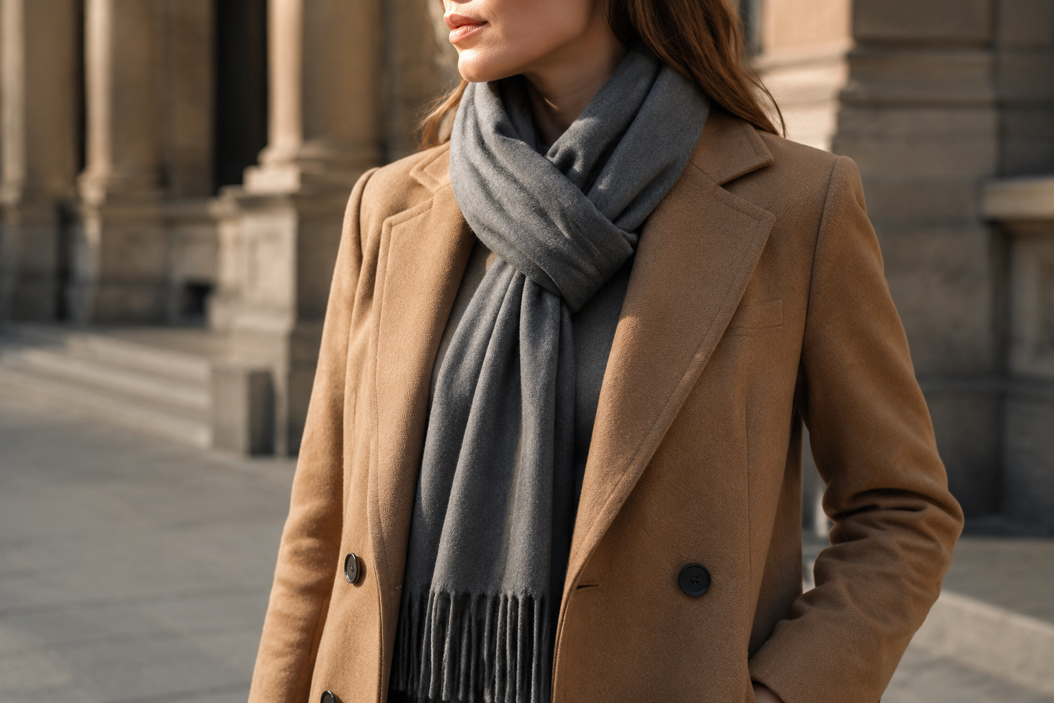How to Pair Scarves With Structured Coats Without Extra Bulk