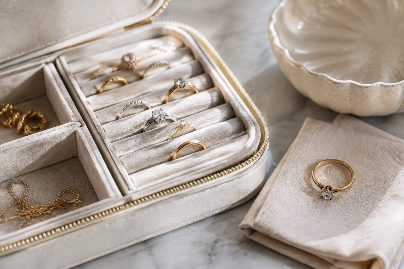 How to Store Rings So Stones Stay Secure Between Wears