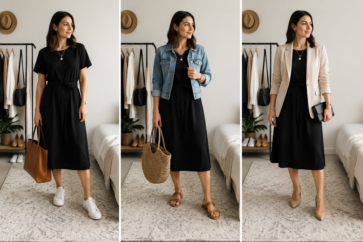 How to Style One Dress Three Weekday Ways