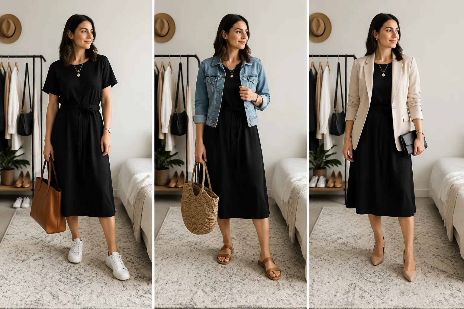 How to Style One Dress Three Weekday Ways