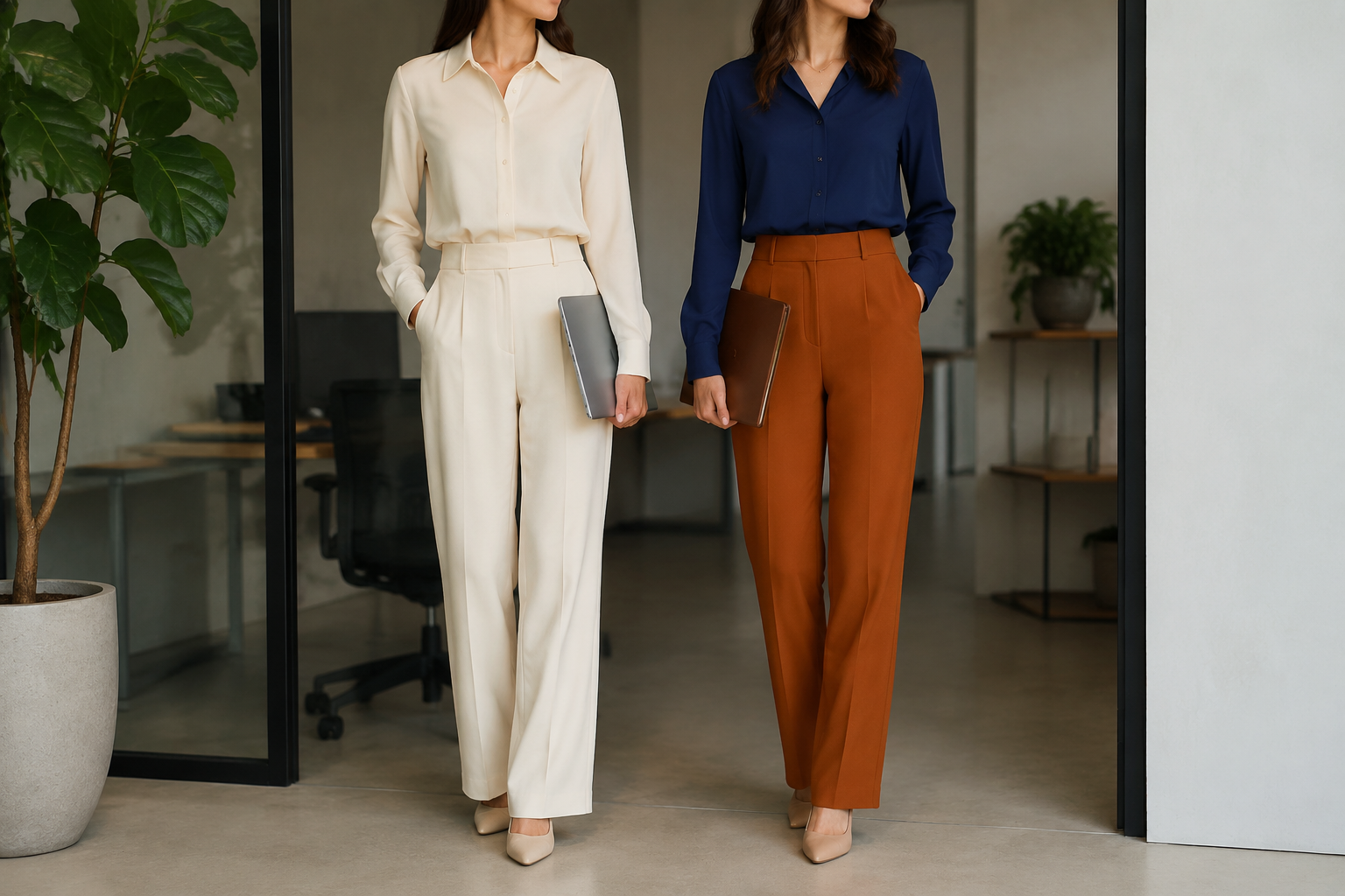 Monochrome Outfits vs Color Blocking for Easy Office Days