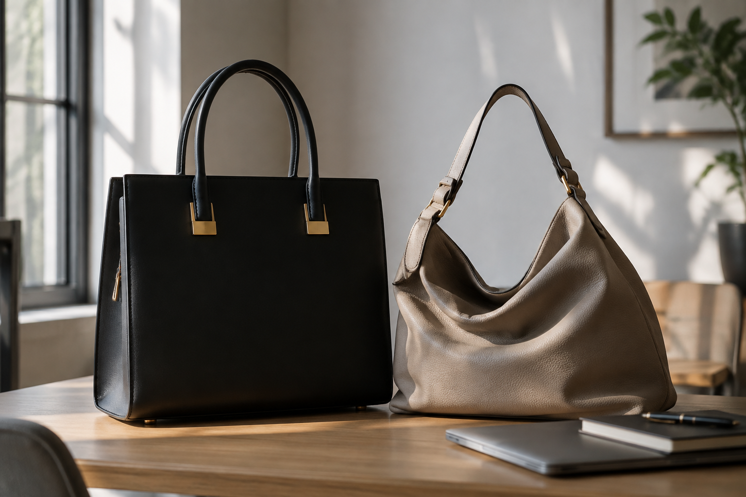 Structured Bag vs Slouchy Bag for Office Looks