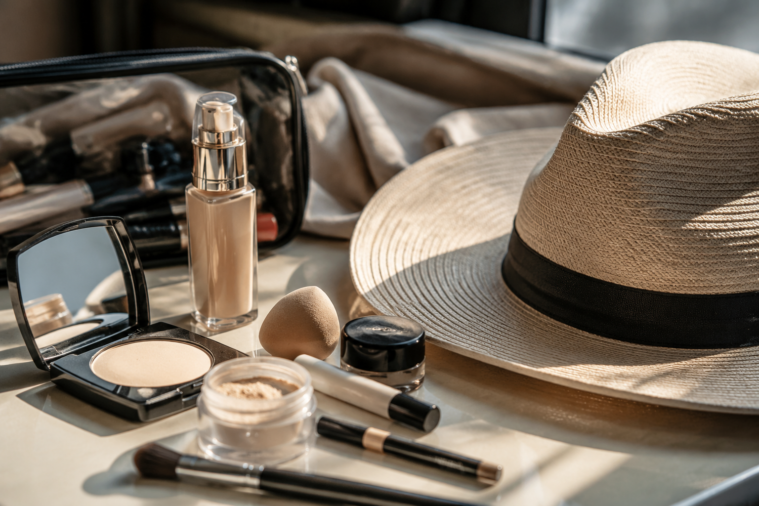 What You Need for Long-Wear Makeup Under Hats